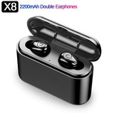 XG12 TWS Bluetooth 5.0 Earphone Stereo Wireless Earbus HIFI Sound Sport Earphones Handsfree Gaming Headset with Mic for Phone