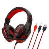 Gaming Headset And 3.5mm Computer Headset Headphone with Microphone  LED Light  Stereo Earphone Game Headsets For PC Dota 2