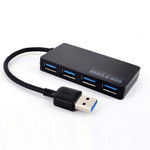 Ultra-thin 4-port USB3.0 HUB High Speed Indicator Light USB Hub For Multi-device Computer Laptop