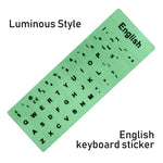 Keyboard Stickers Strong Stickiness For Russian/English/French/Korean/Hebrew/Arabic/Spanish PC/Laptop/Notebook Keyboard Layout