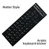 Keyboard Stickers Strong Stickiness For Russian/English/French/Korean/Hebrew/Arabic/Spanish PC/Laptop/Notebook Keyboard Layout