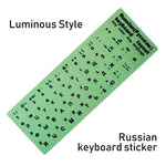 Keyboard Stickers Strong Stickiness For Russian/English/French/Korean/Hebrew/Arabic/Spanish PC/Laptop/Notebook Keyboard Layout