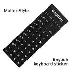 Keyboard Stickers Strong Stickiness For Russian/English/French/Korean/Hebrew/Arabic/Spanish PC/Laptop/Notebook Keyboard Layout