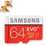 SAMSUNG Microsd Card 256G 128GB 64GB 32GB 16GB 8GB 100Mb/s Class10 U3 U1 SDXC Grade EVO+ Micro SD Card Memory Card TF Flash Card