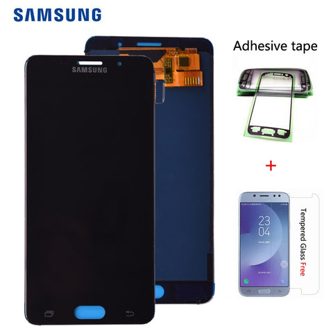 For SAMSUNG Galaxy A5 2016 A510 A510FD A510F A510M LCD Display with Touch Screen Digitizer Assembly adjust brightness