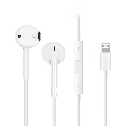 Apple Earpods Lightning & 3.5mm Plug EarPods In-ear Earphone Inline Control Deeper Bass Music Calls Sport Runing For iPhone