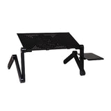 Laptop Table Stand With Adjustable Folding Ergonomic Design Stand Notebook Desk  For Ultrabook, Netbook Or Tablet With Mouse Pad