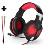 3.5mm Gaming Headphone Gaming Headset Casque Gamer Stereo Headphone With Microphone Mic Led Game Headsets For PC Computer PS4