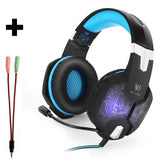 3.5mm Gaming Headphone Gaming Headset Casque Gamer Stereo Headphone With Microphone Mic Led Game Headsets For PC Computer PS4