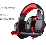 G2000 G9000 Gaming Headsets Big Headphones with Light Mic Stereo Earphones Deep Bass for PC Computer Gamer Laptop PS4 New X-BOX