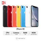 2018 Unlocked Original Apple iPhone XR | 6.1" Liquid Retina Fully LCD Display 64GB/128GB/256GB ROM 4G Lte Apple Smartphone